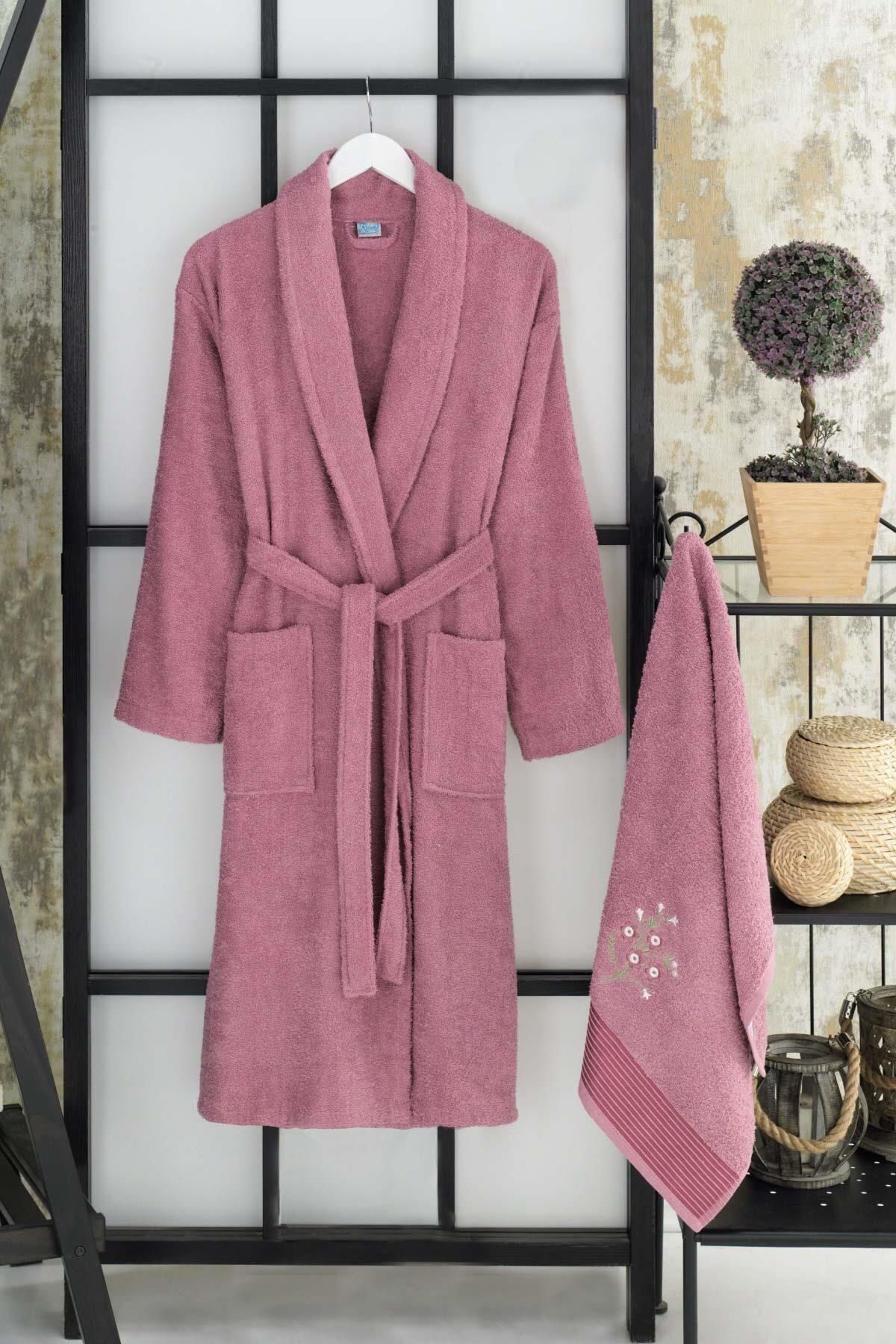 Rebeka Havlulu Bornoz 2li Set