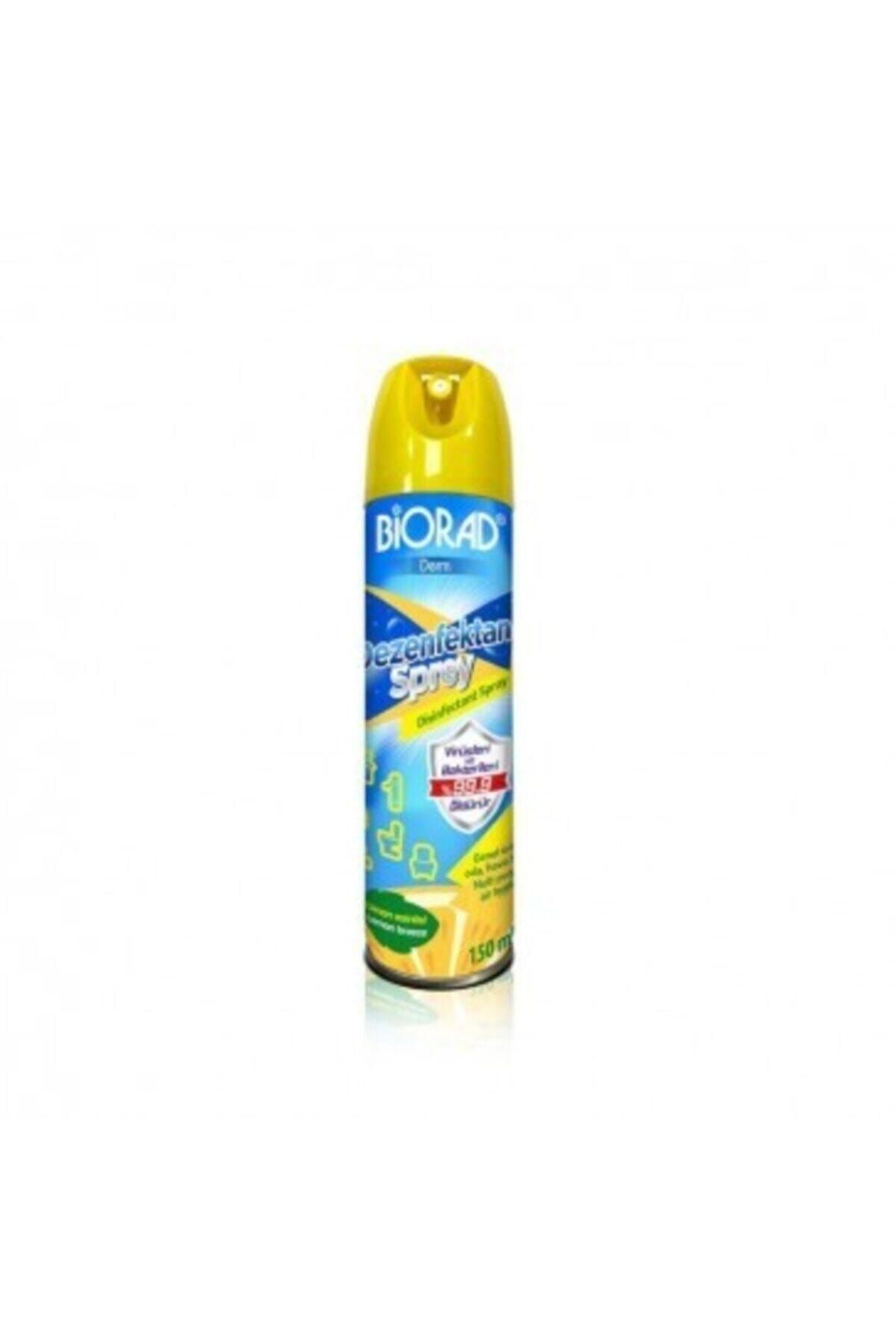 BİORAD Derm Limon Parfümlü Aerosol Oda Kokusu Ve Ortam Dezenfektanı 150 ml