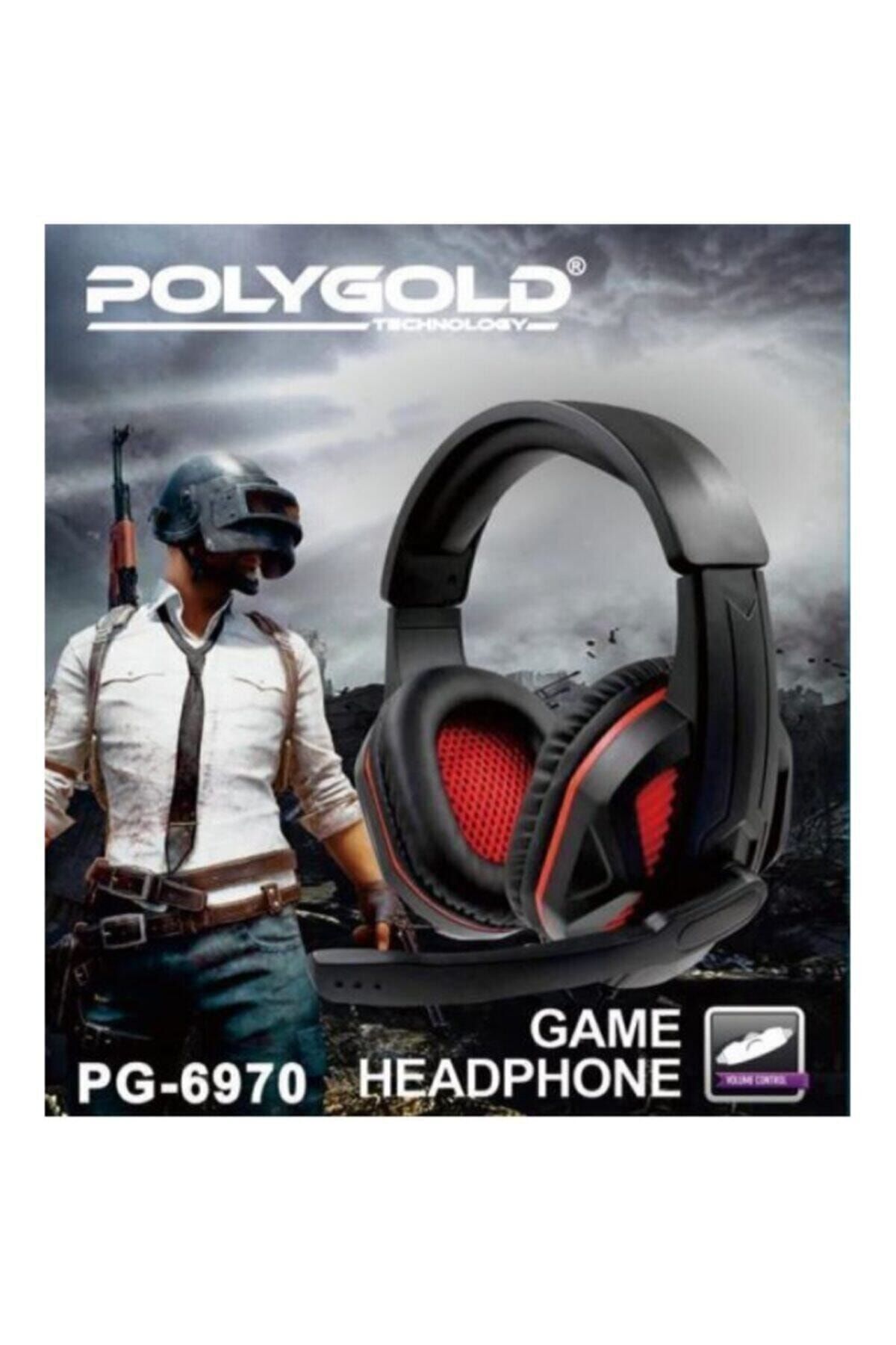 Polygold Oyuncu Kulaklığı Işıklı Gaming Mikrofonlu Çift Jack Kulaklık Pg-6970