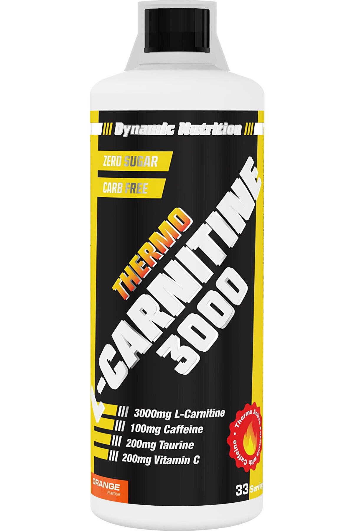 Dynamic Nutrition Thermo L-carnitine 3000 mg 1000 ml Portakal Aromalı