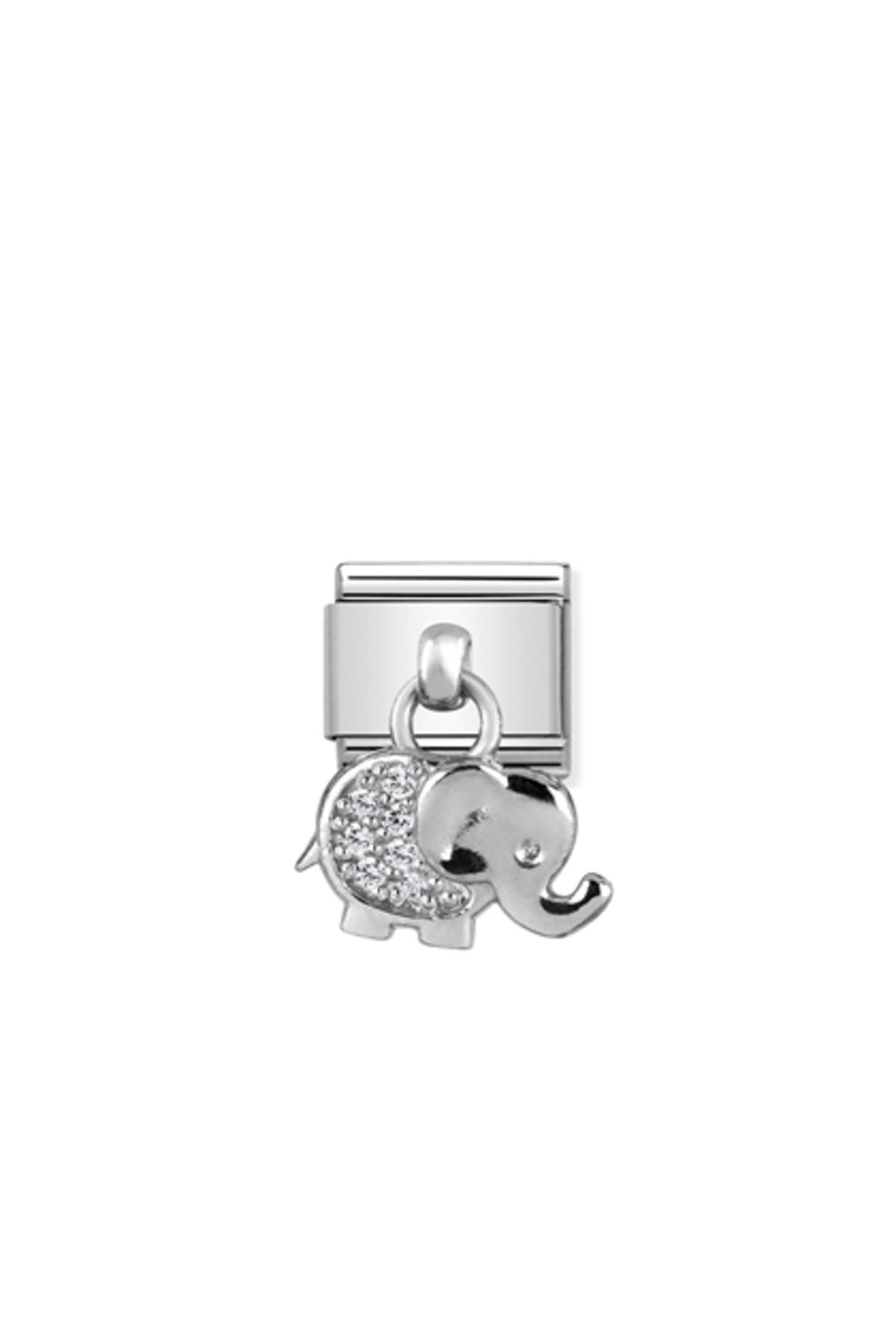 NOMİNATİON Composable Classic Charms Stainless Steel And 925 Sterling Silver Elephant