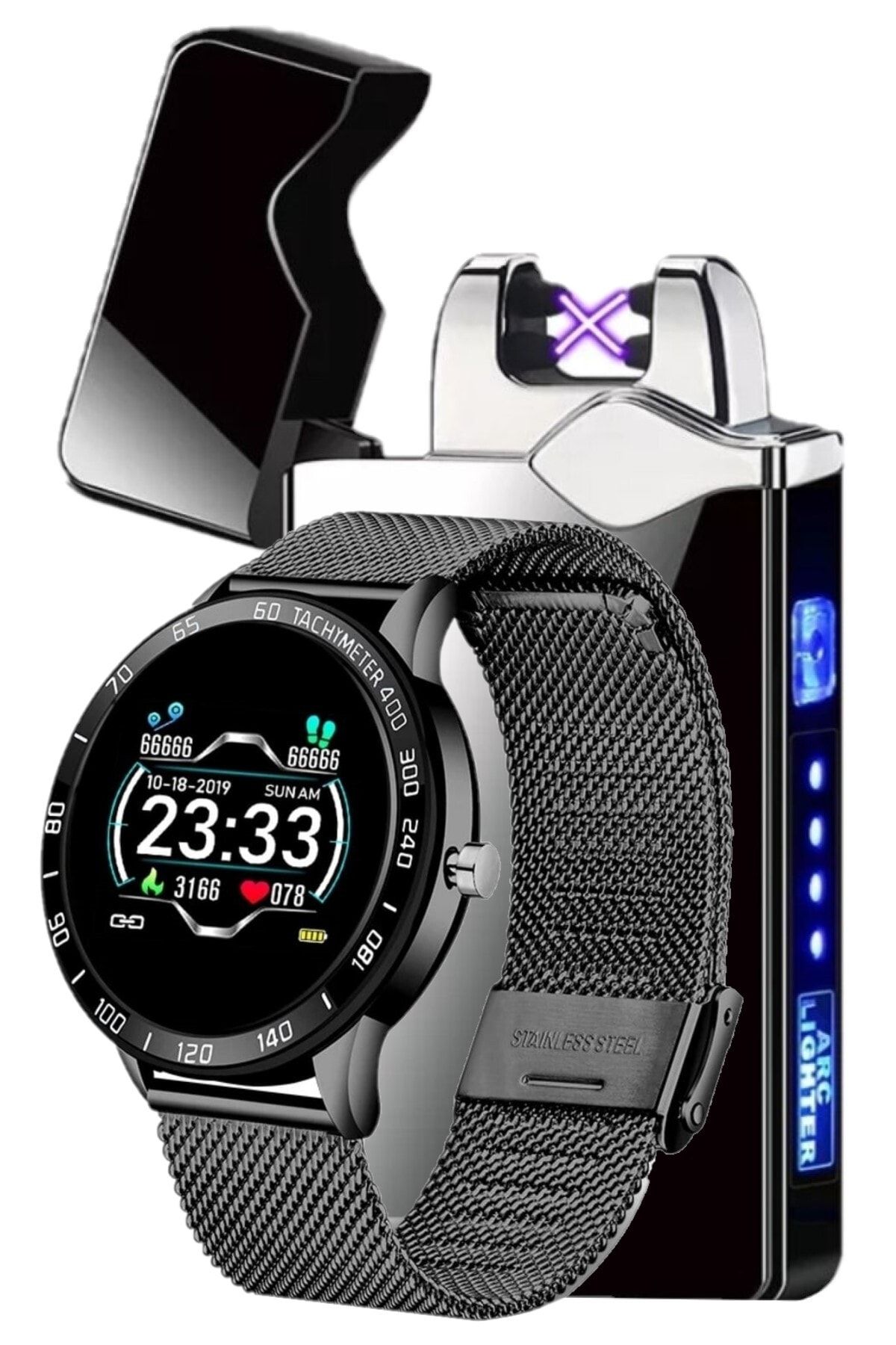 JUDAS E3 Akıllı Saat K5 Usb Şarjlı Çakmak