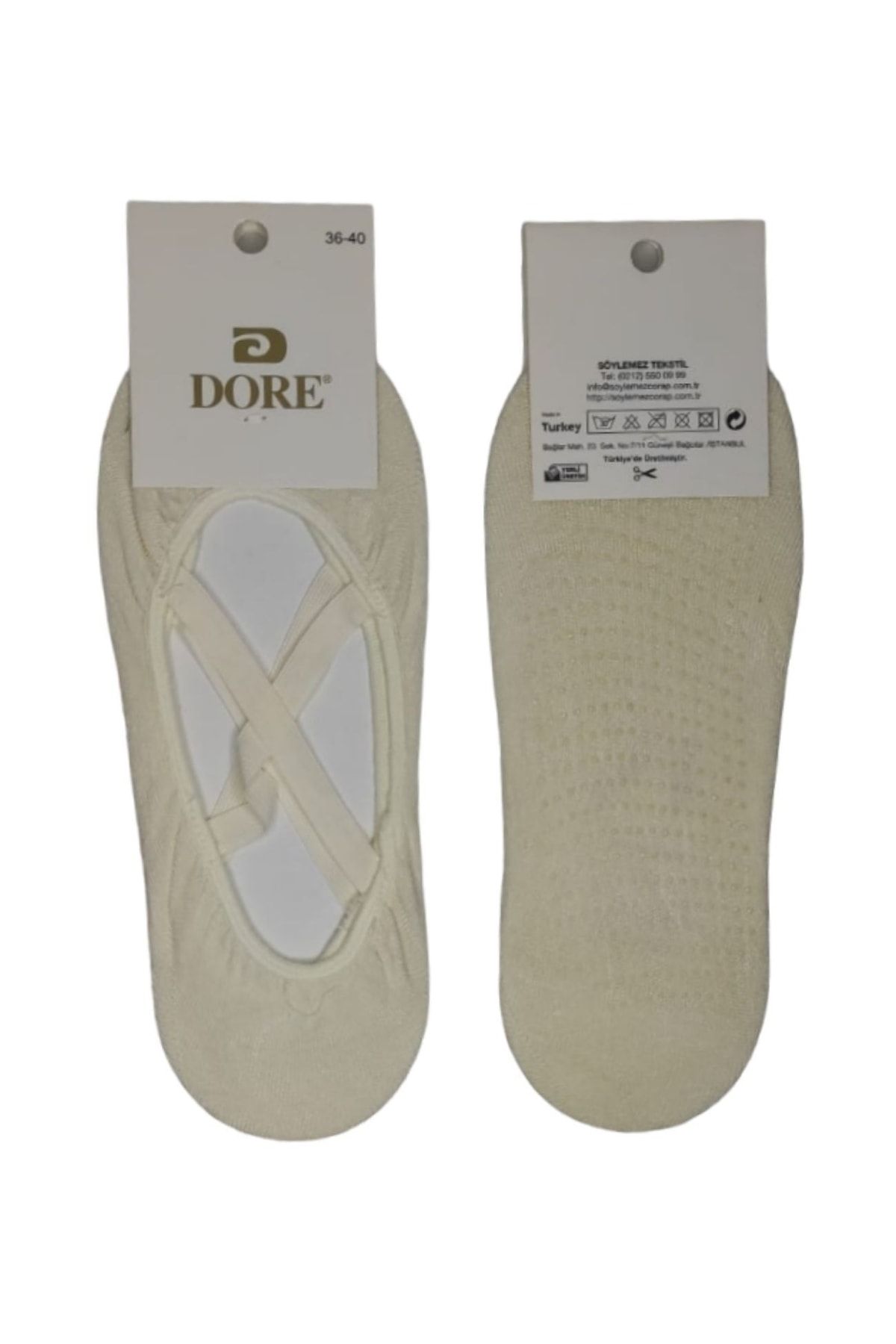 DORE 3'lü Paket Kadın Yoga & Plates Ve Spor Çorabı