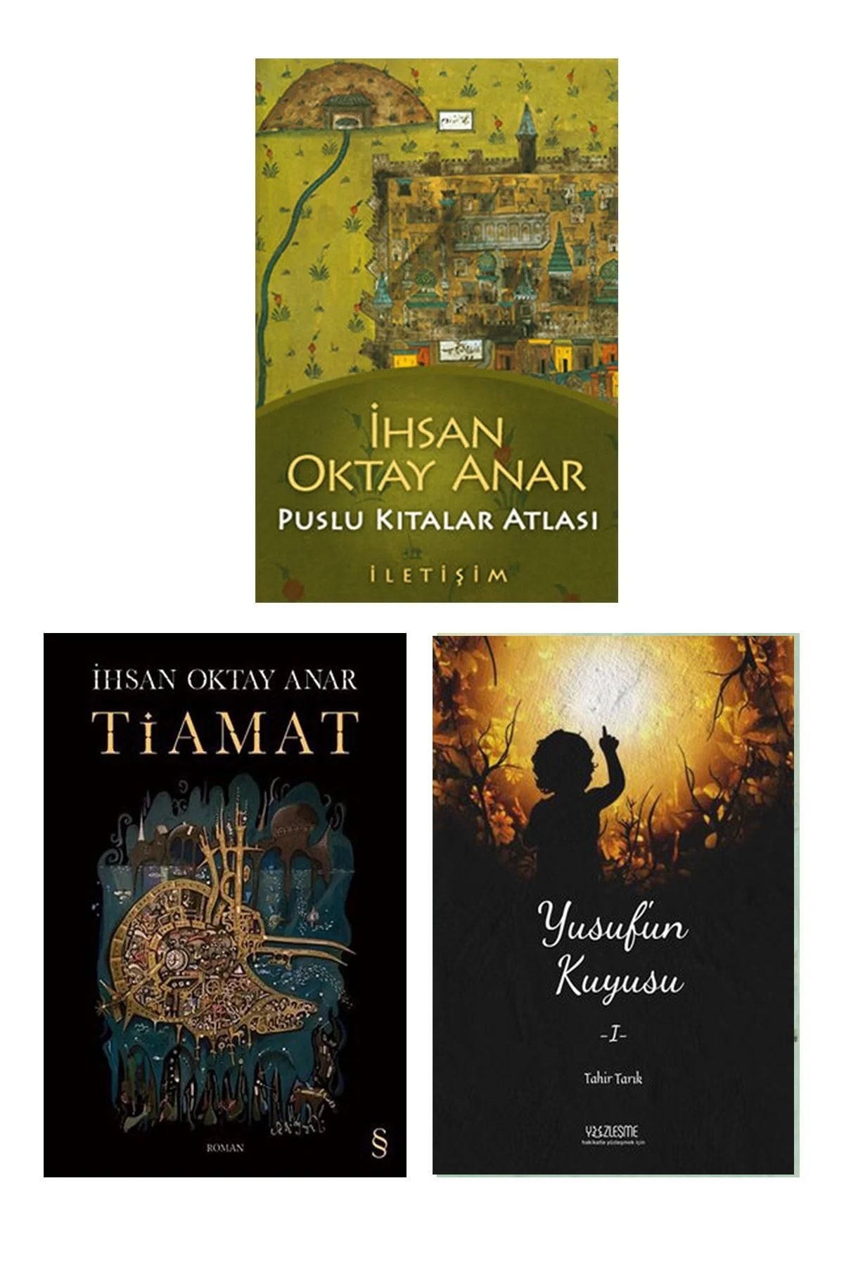 İletişim Yayınları Puslu Kıtalar Atlası - Tiamat - Yusuf'un Kuyusu (3 KİTAP SET)