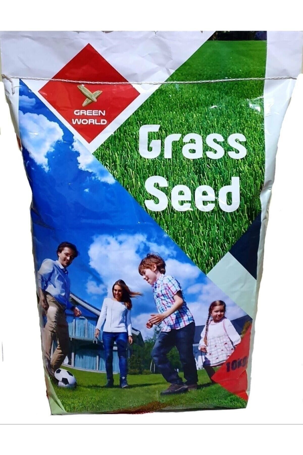 Grass Seed 7 Günde Çimlenen Üzerine Basılabilir Karışım Çim Tohumu 1,5 Kg 6 Lı