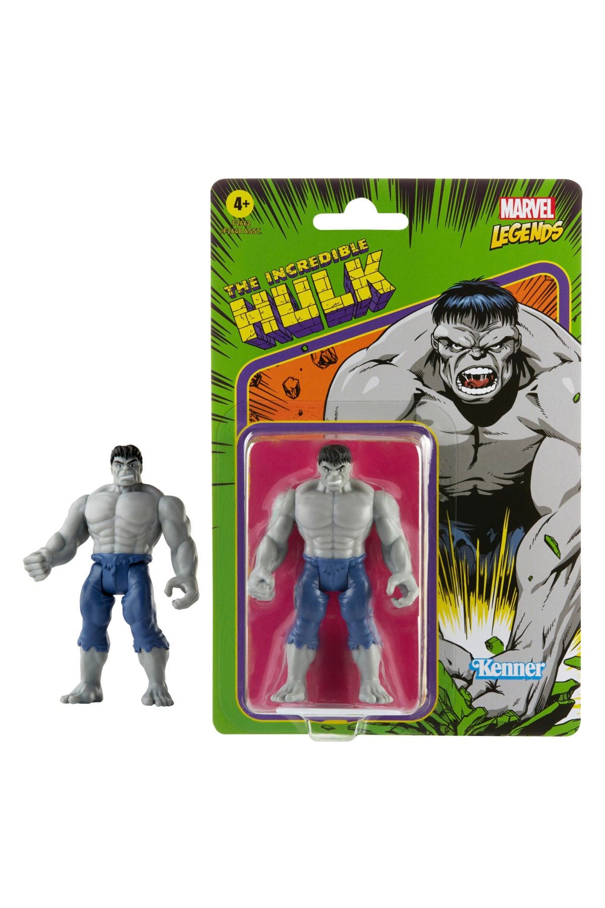 MARVEL Legends Retro 375 Collection Grey Hulk Aksiyon Figürü