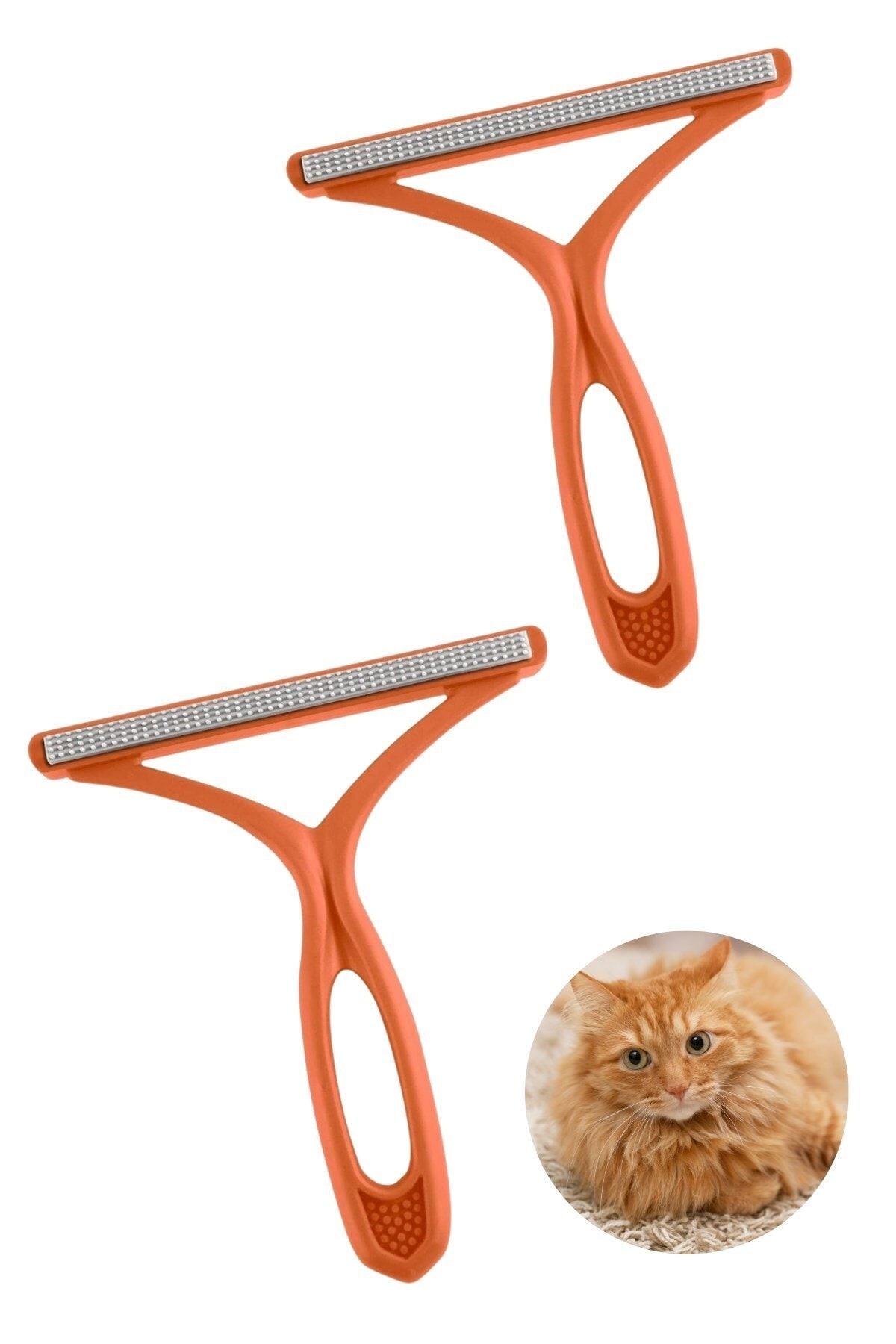 Buffer ® 2 Adet Kedi Köpek Tüy Toplayıcı Çift Taraflı Pamuk Tiftiği Ve Tüy Toplama Fırçası