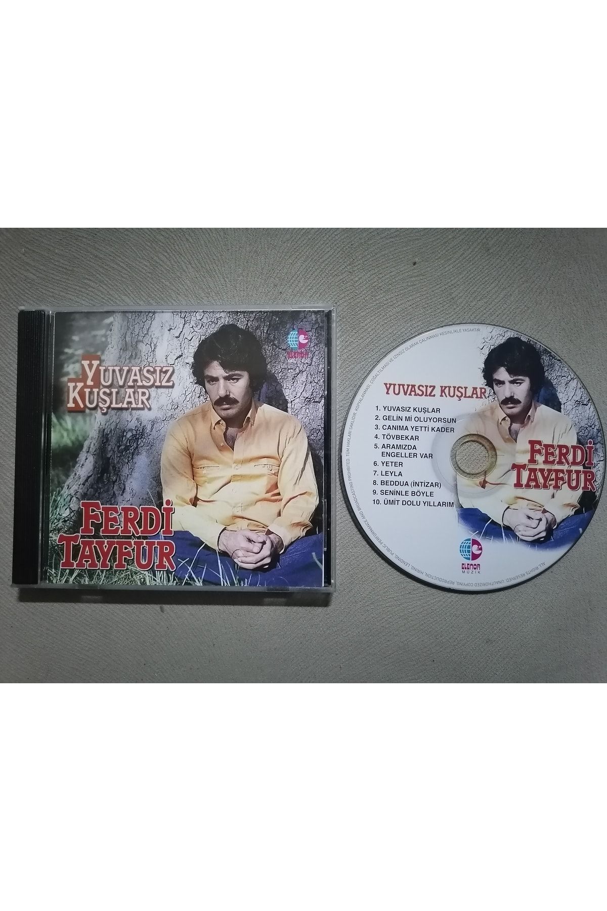 CD Ferdi Tayfur - Yuvasız Kuşlar - 2018 Türkiye Basım Albüm