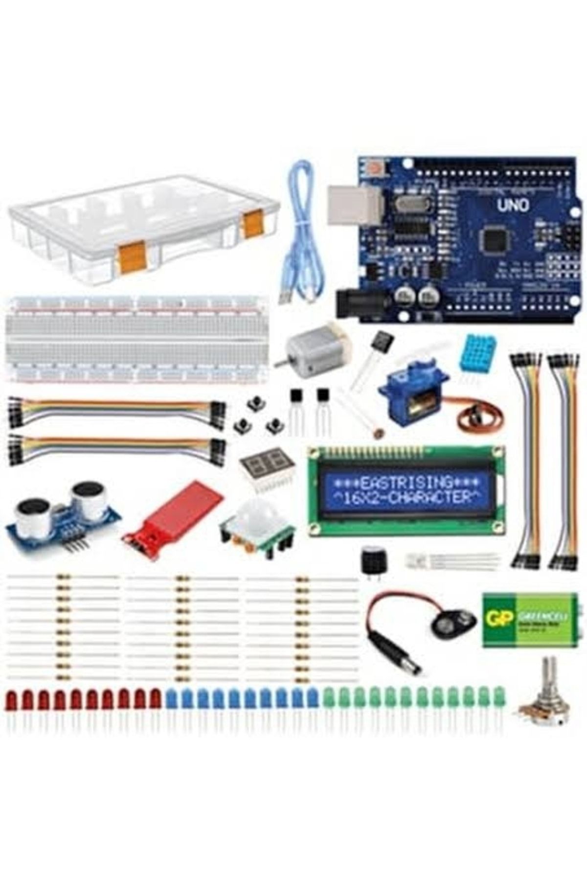 makerobotik Arduino Uno Başlangıç Seti 29 Parça 123 Adet