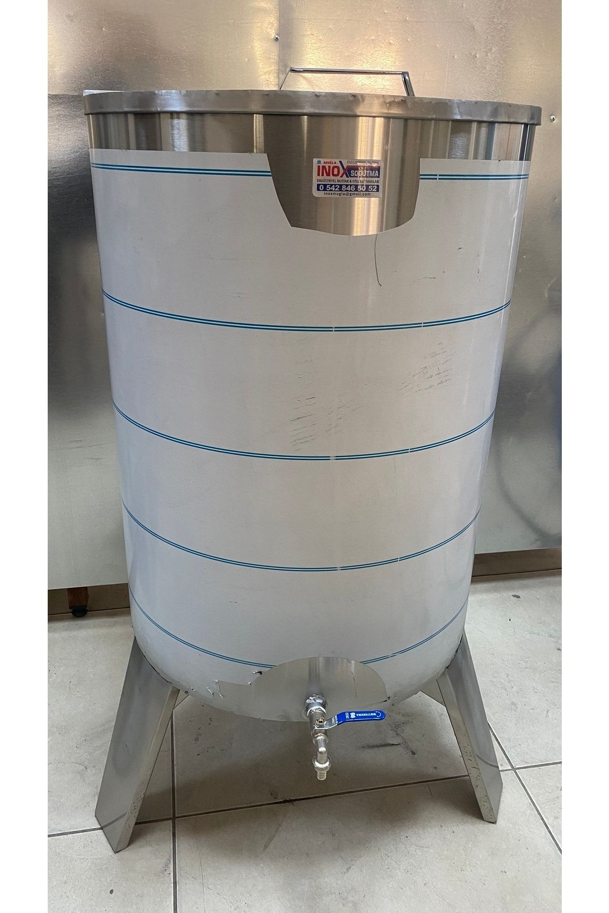 Natura muğla Krom Zeytinyağı Tankı 200 Litre