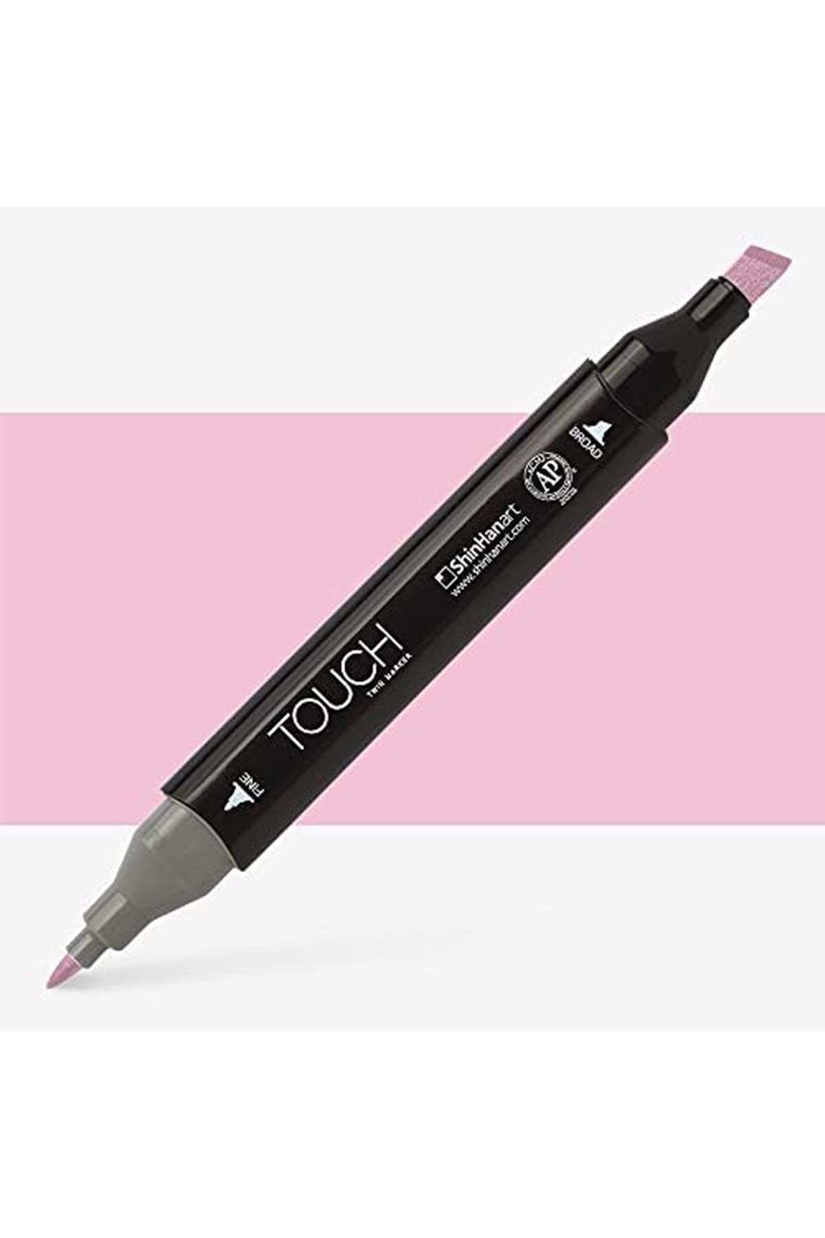 Genel Markalar Twin Marker Pen : Çift Uçlu Marker Kalemi : Medıum Pınk : Rp137