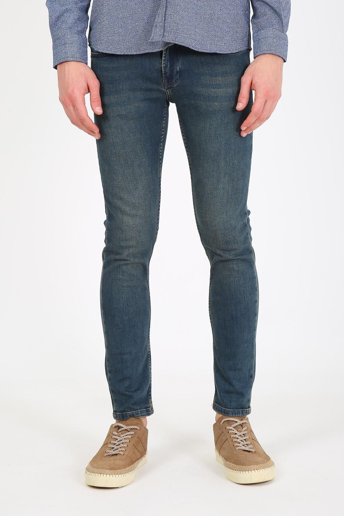 Twister Jeans Erkek Pantolon Panama 627-29 Tint Blue