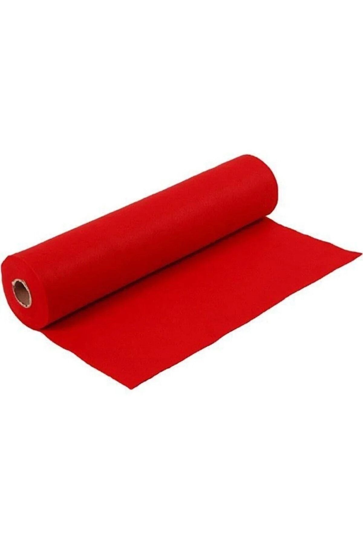 garaccu Metrelik İnce Keçe Kumaş 1 Mm Kırmızı - 1 Metre (100 Cm X 100 cm)