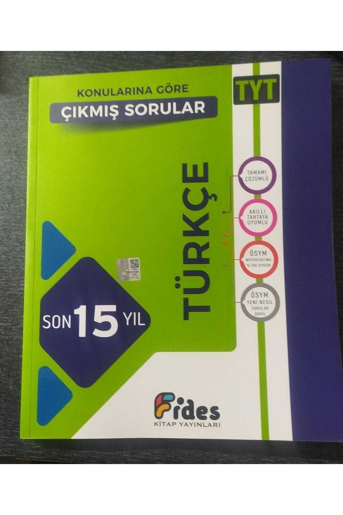 Fides Yayınları Tyt Türkçe Son 15 Yılın Çıkmış Sorular