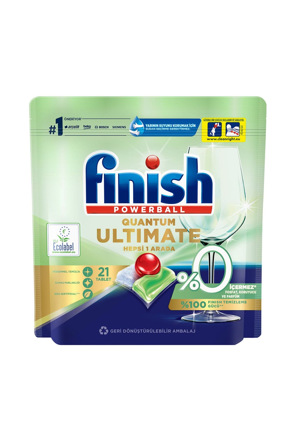 Finish Quantum Ultimate %0 21 Tablet 267 G