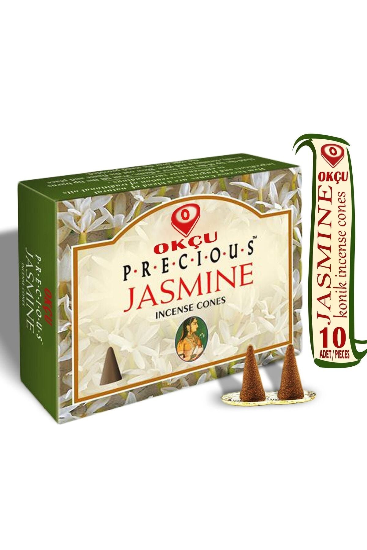 Okçu Jasmine (yasemin) Tütsü 1 Paket (10 Konik)