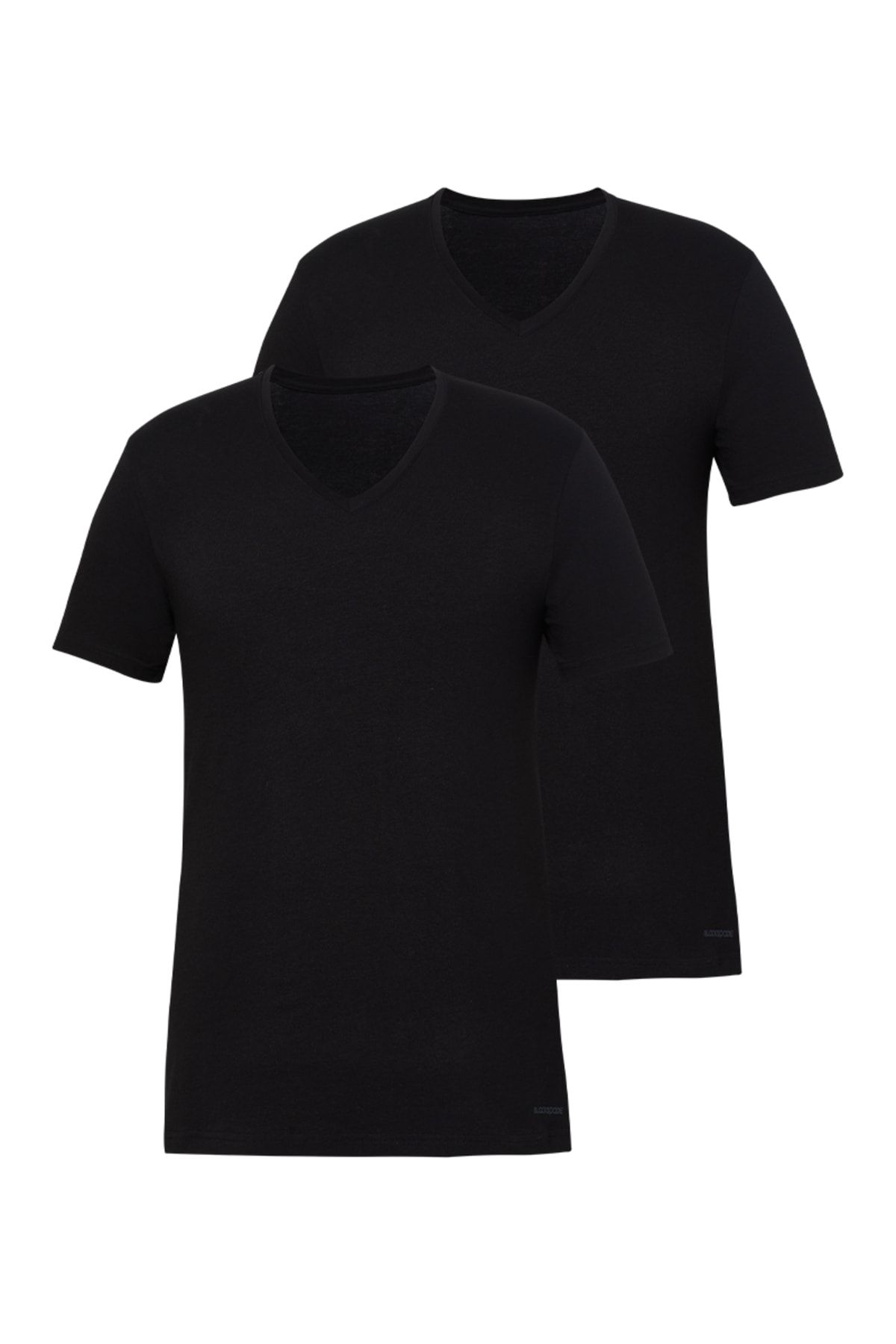 Blackspade Erkek Tshirt 2li Paket Tender Cotton 9671 - Siyah