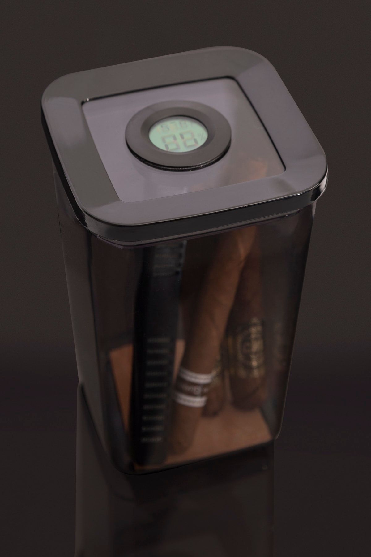 CigarFort Şeffaf Humidor Puro Kutusu Akrilik 15 - 20 Puro