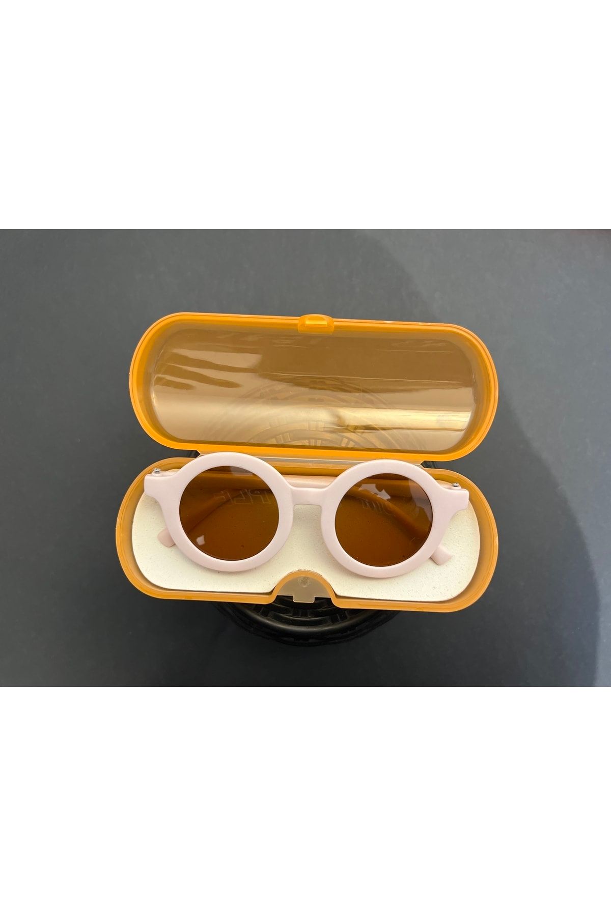 STAOOM Uv 400 Korumalı Çoçuk Gözlüğü Ve Gözlük Kutusu Rose Gold