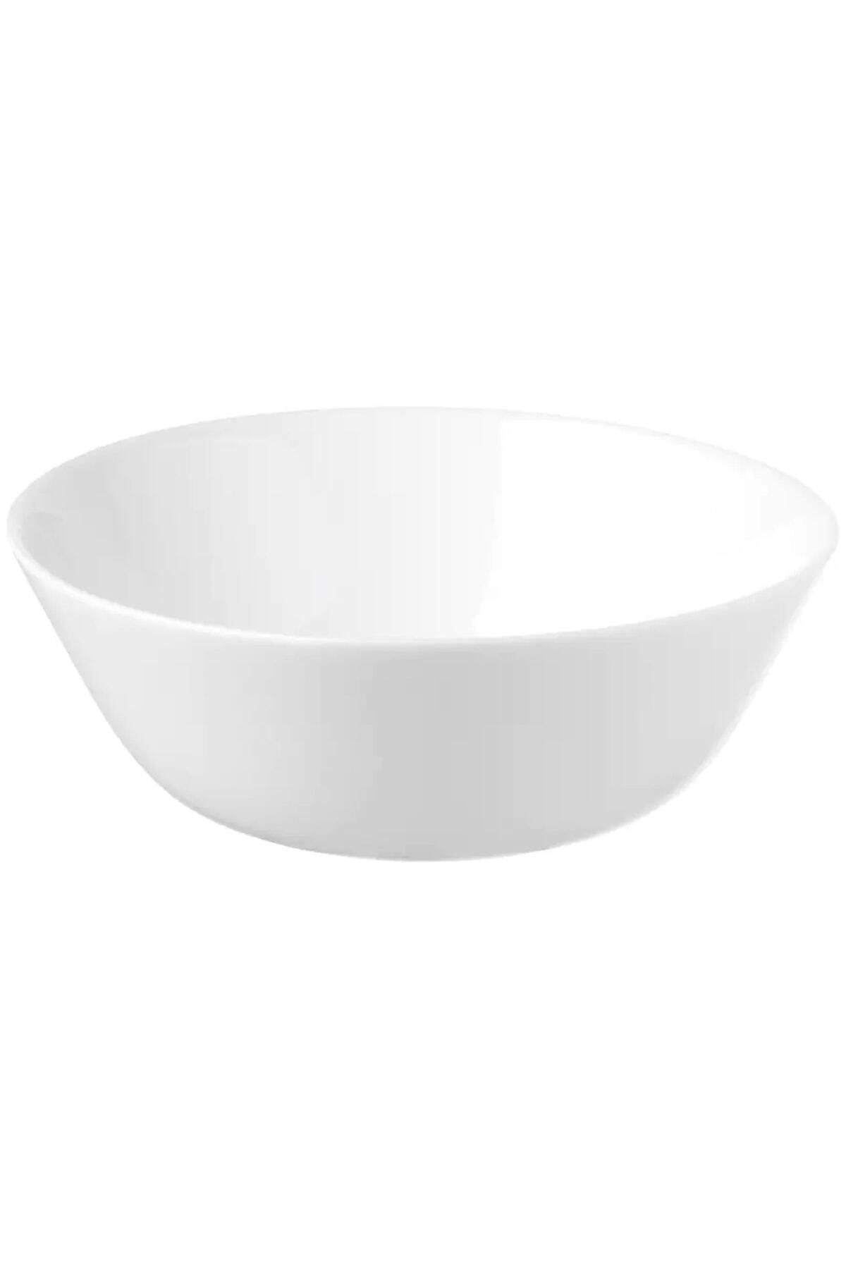 IKEA 6 Adet 15 Cm Beyaz Kase Çorba Salata Kuruyemiş Kasesi Temperli Cam