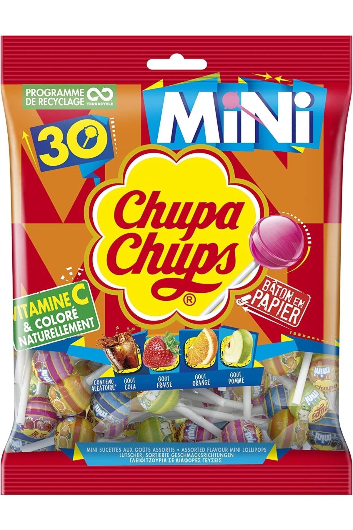 Chupa Chups Mini Pop 30 Adet 180 Gr.