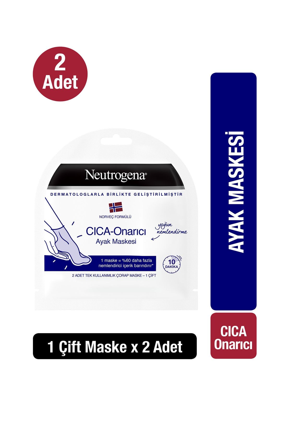 Neutrogena CICA-Onarıcı Ayak Maskesi x2