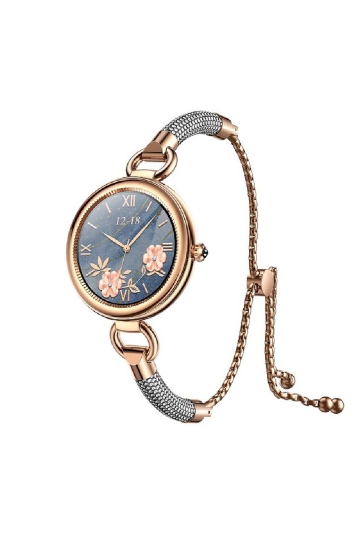 Genel Markalar Gt4pro Kadın Klasik Akıllı Saati Elmas Kordon Çelik Kasa Akıllı Saat Ful Versiyon