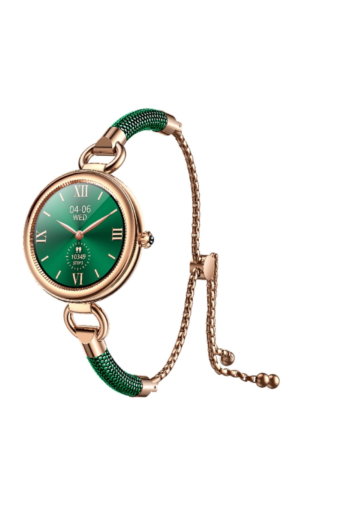 Genel Markalar Gt4pro Kadın Klasik Akıllı Saat Elmas Kordon Akıllı Saat Ful Versiyon Su Geçirmez Çelik Kasa
