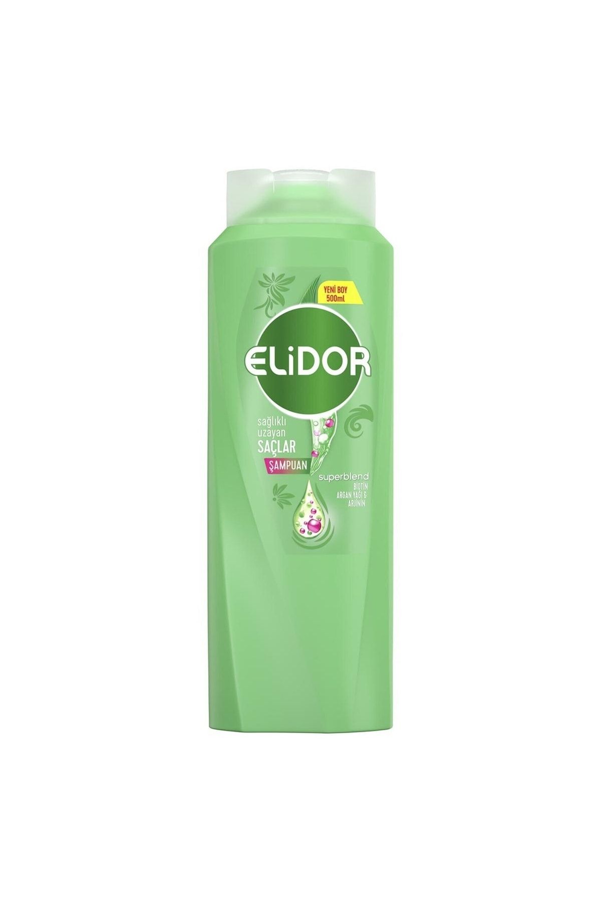 Elidor Superblend Şampuan Sağlıklı Uzayan Saçlar 500 ml 4 Adet