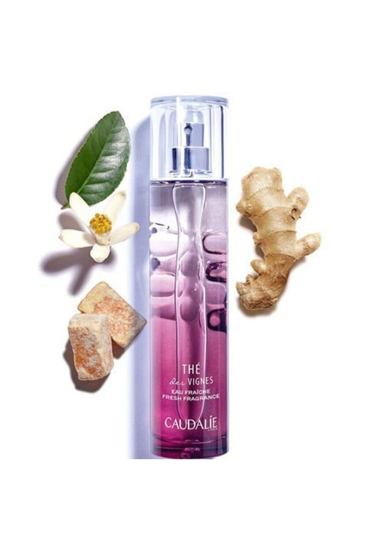 Caudalie The Des Vignes Energizing Fragrance 100ml | Beyaz Misk Ve Zencefil Aromalı Parfüm