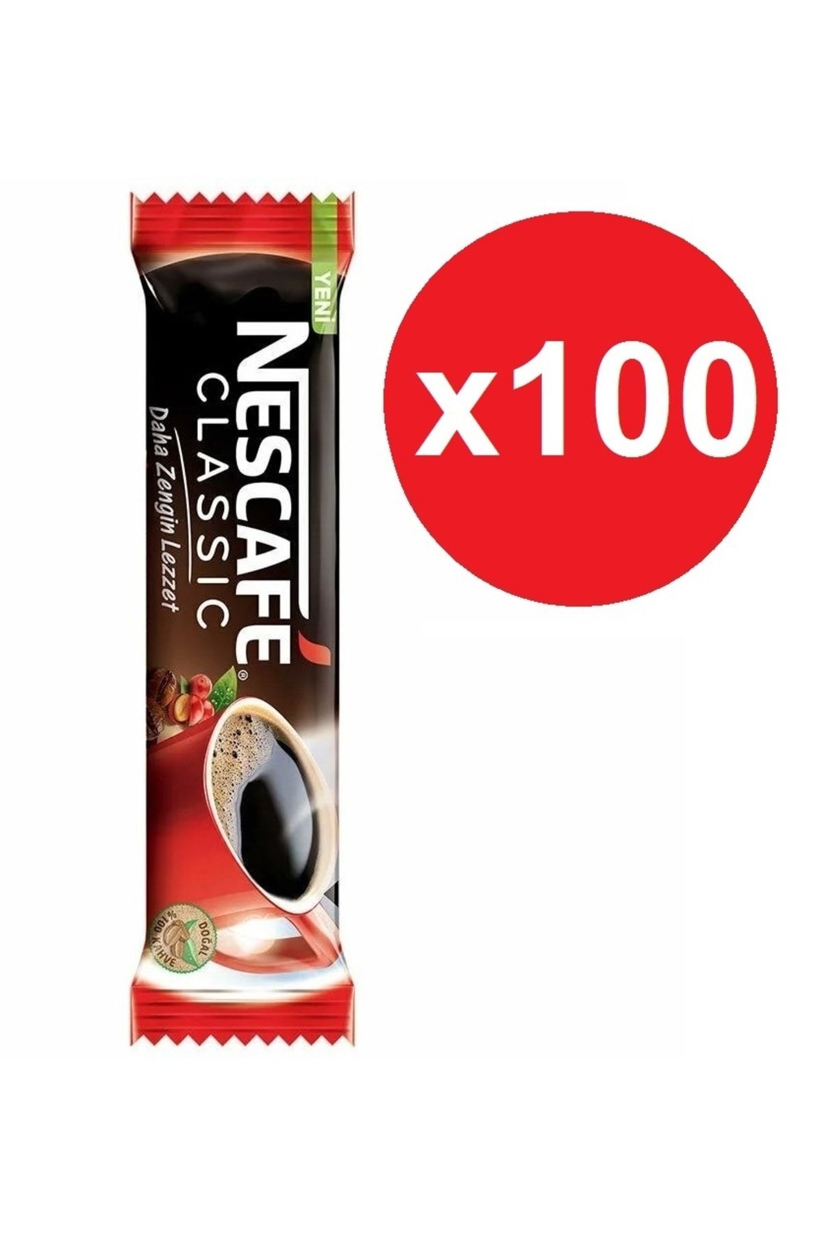 Nescafe Classic 2 Gr X 100 Adet Granül Kahve