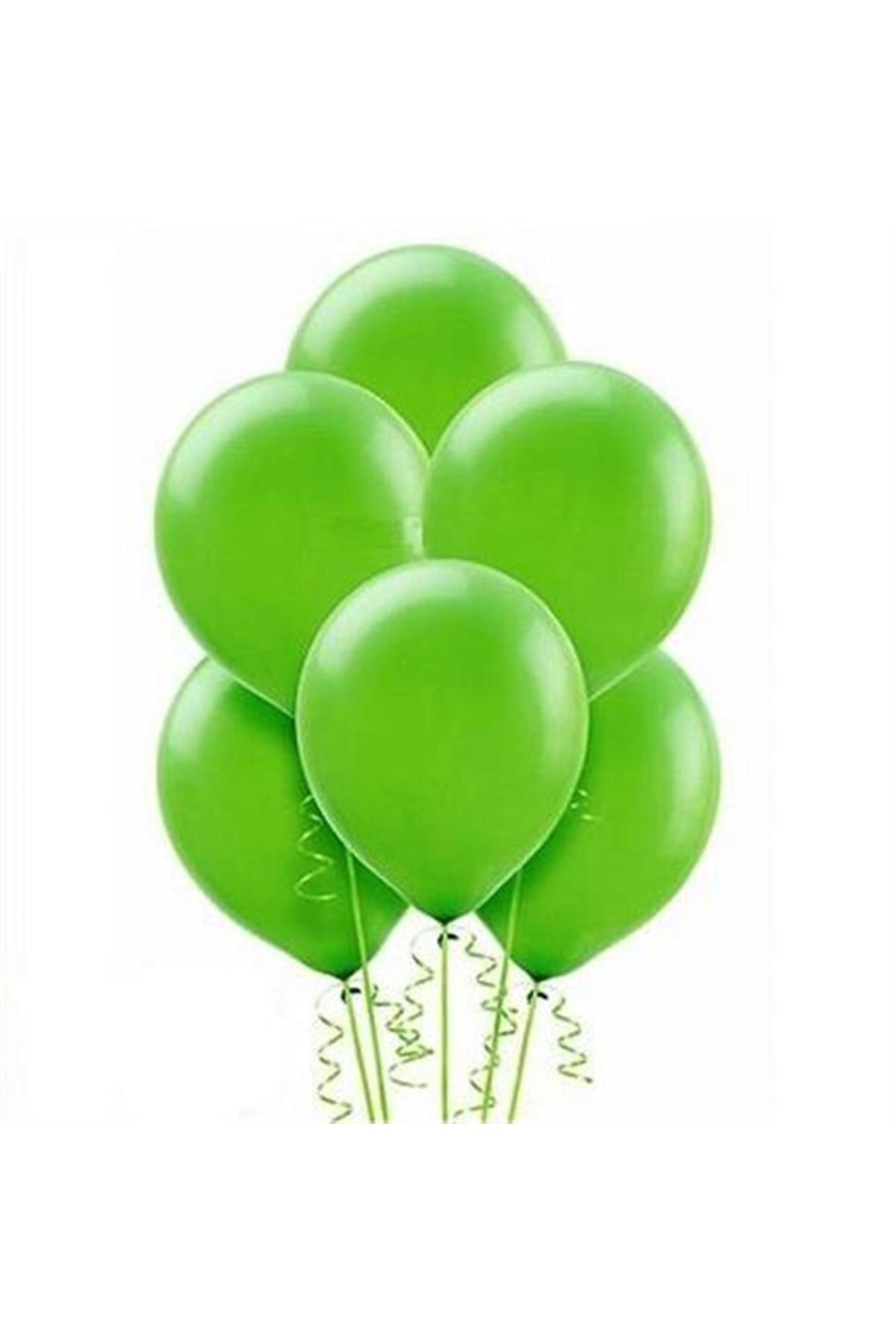ECE PARTİ Metalik Balon Açık Yeşil 10 'lu Paket