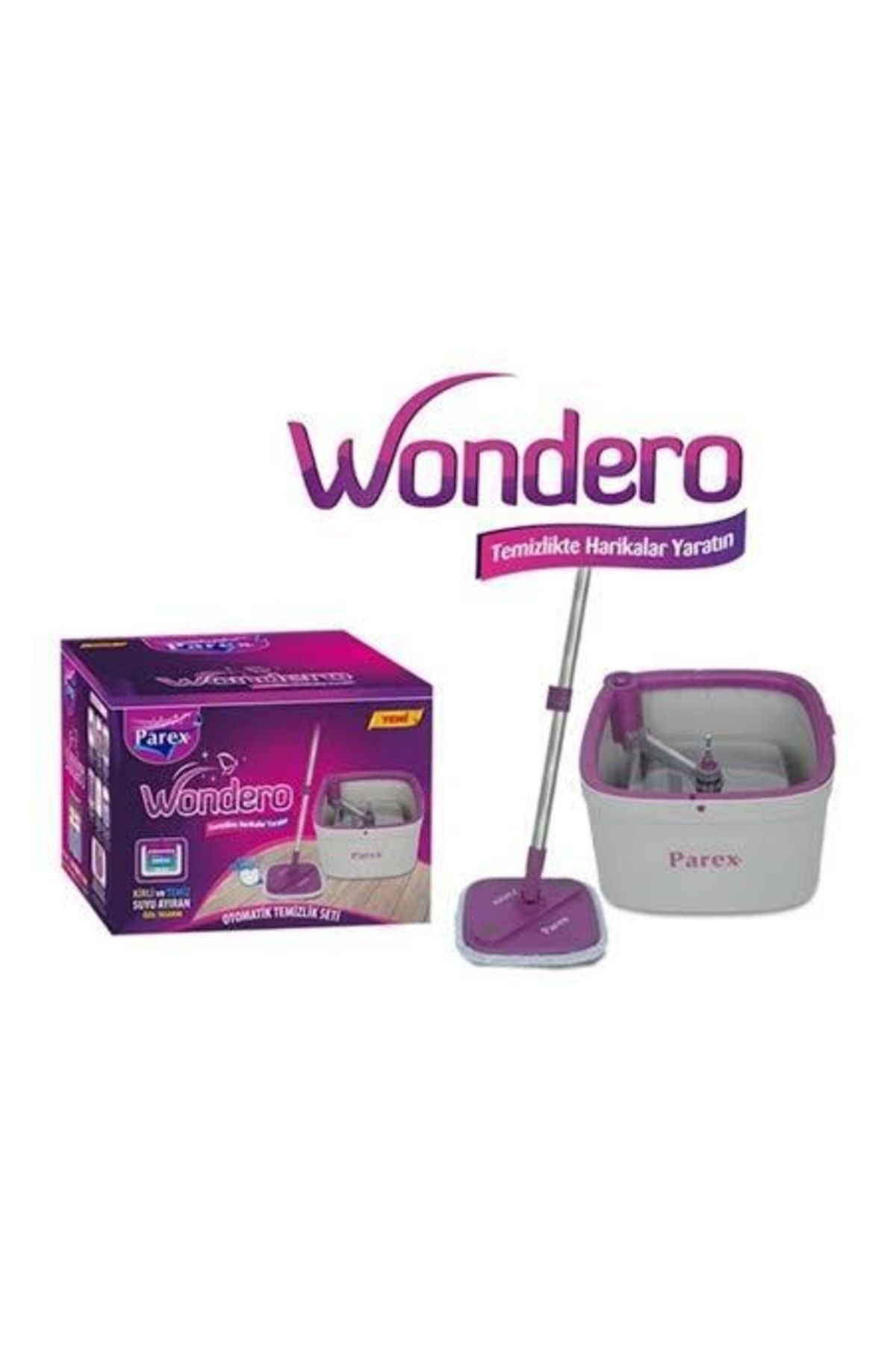 Parex Wondero Otomatik Temizlik Seti - Temiz & Kirli Suyu Ayırma Özelliği