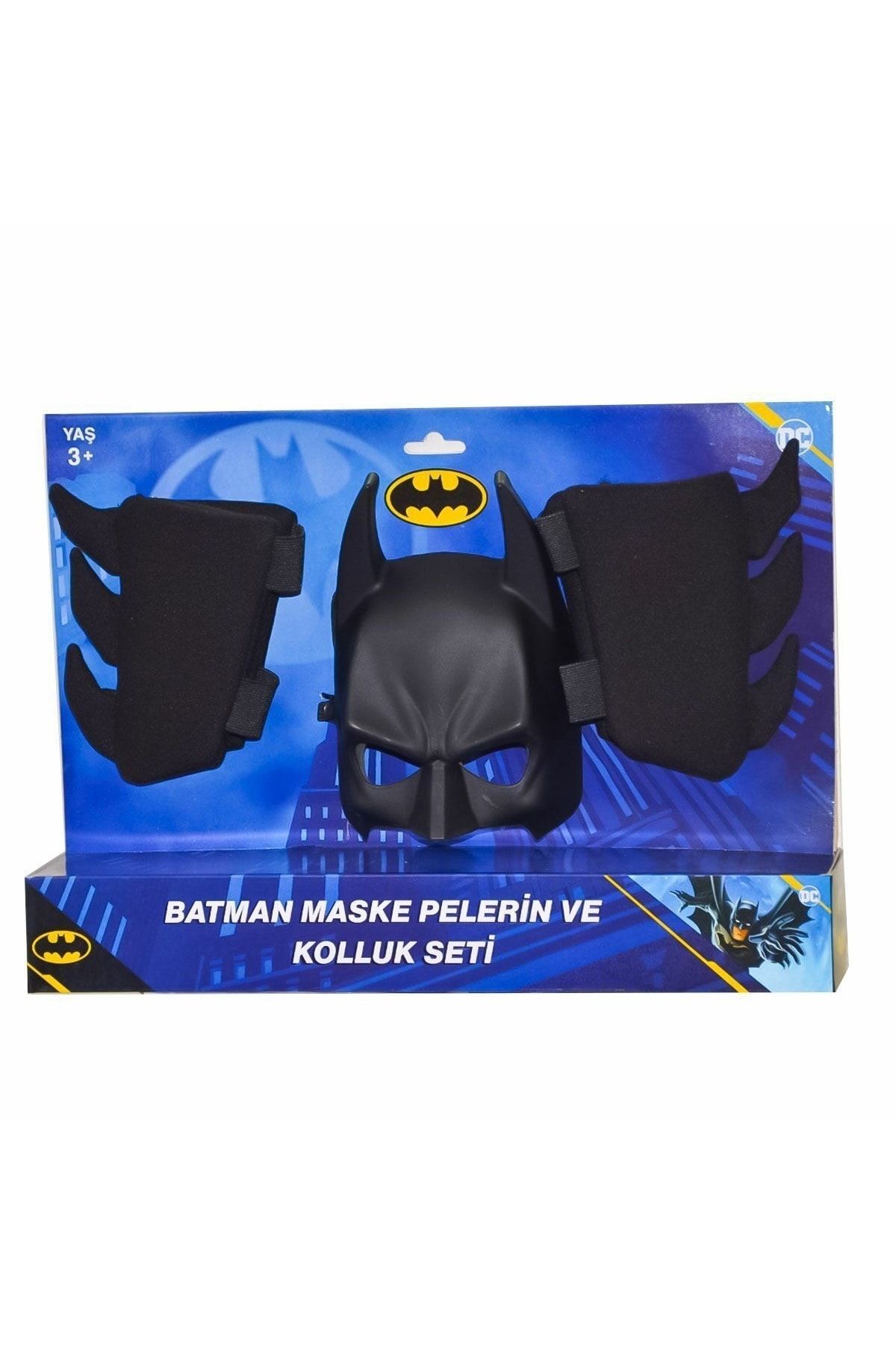 Genel Markalar Mga02027 Batman Maske Pelerin Kolluk 3lü Set- Mega Oyuncak
