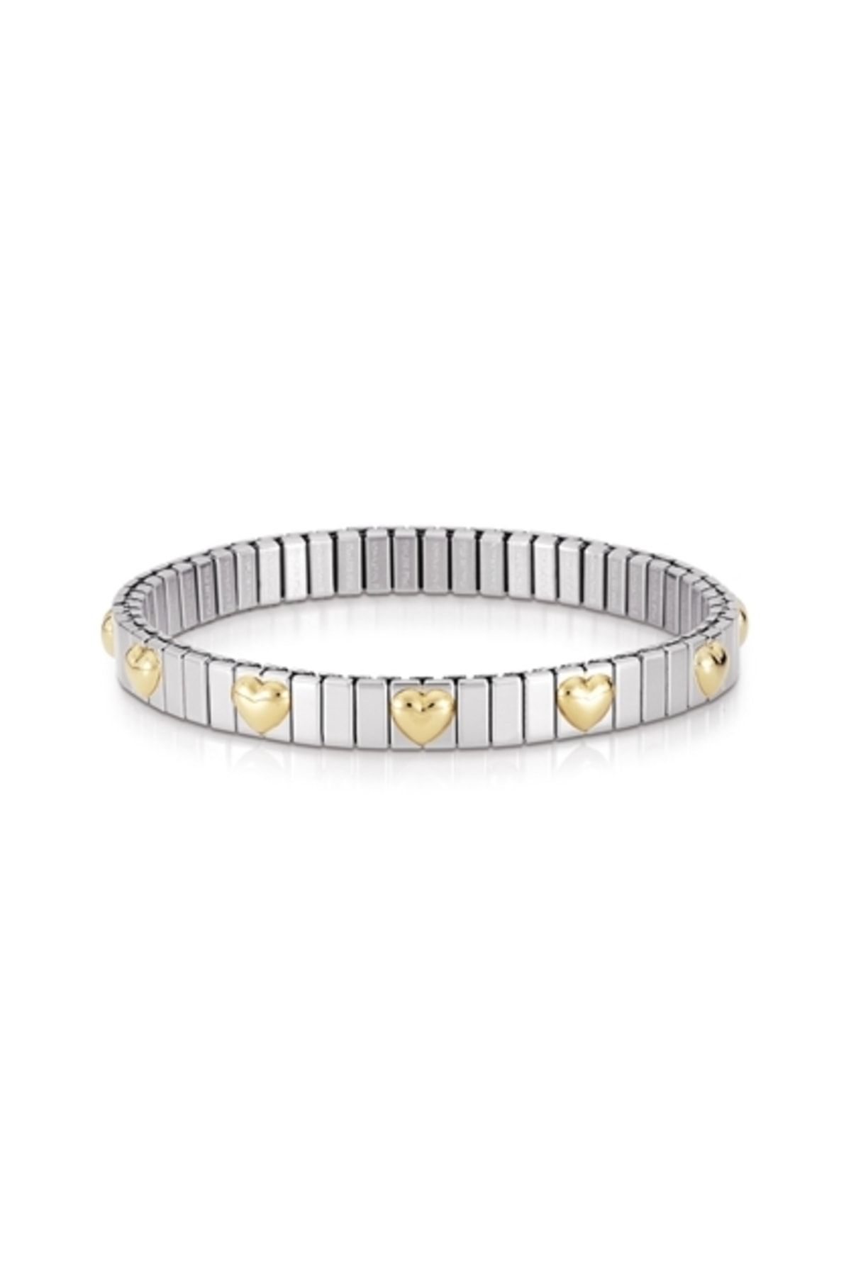 NOMİNATİON Extensıon Bracelet (s) In Stainless Steel With 18k Gold And 12 Symbols (005_heart)