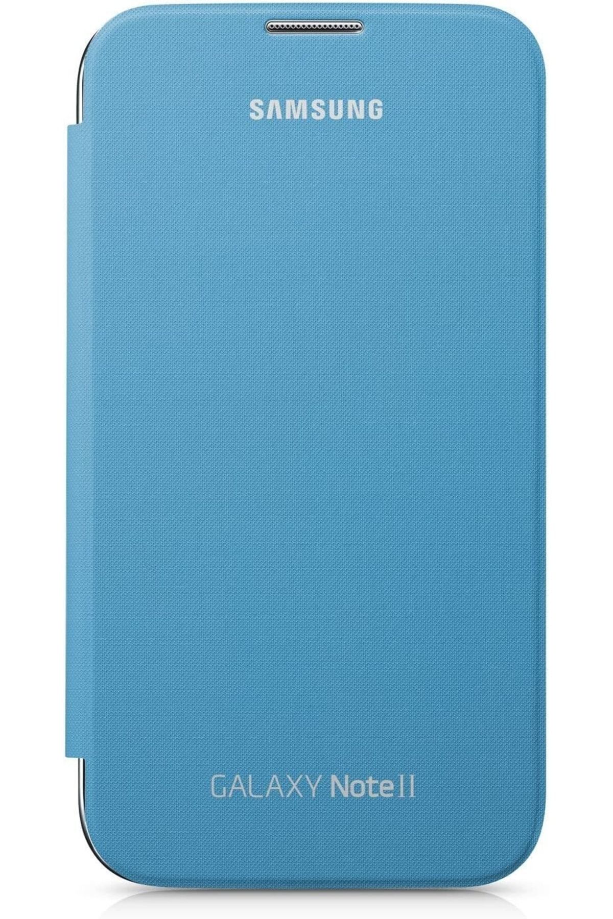 Samsung Note2 Flip Cover Kılıf Mavi Efc-1j9fbegstd