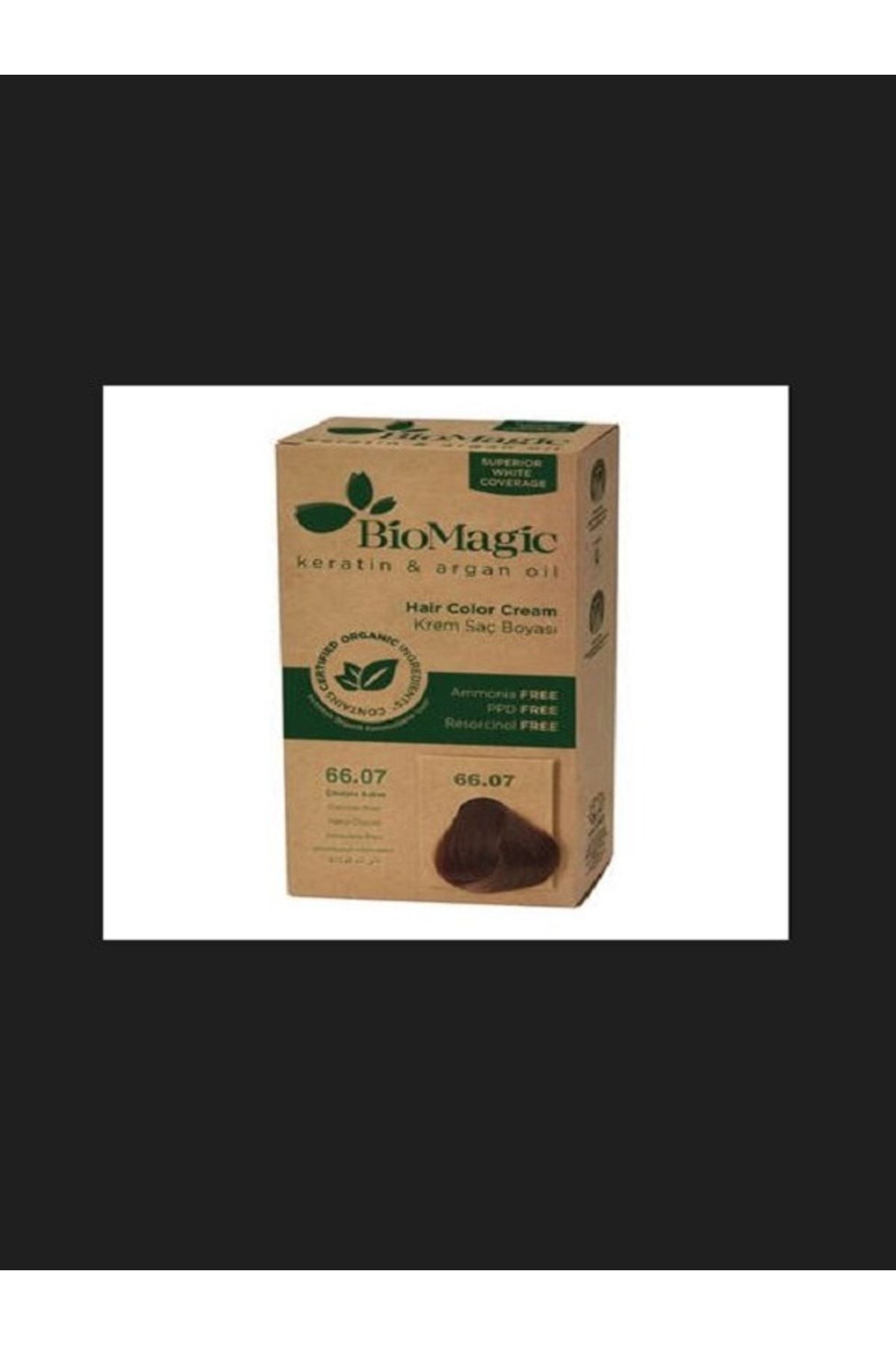 BioMagic Organik Saç Boyası Çikolata Kahve No: 66.07 60 Ml..derin-013