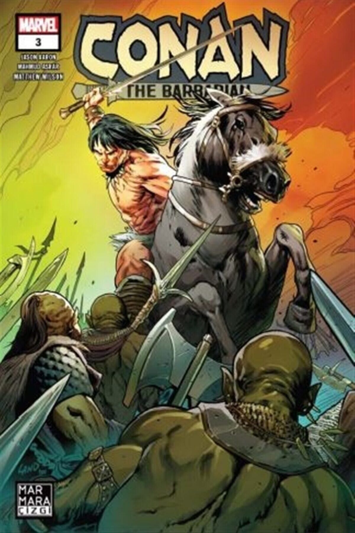 Marmara Çizgi Yayınları Conan The Barbarian-3