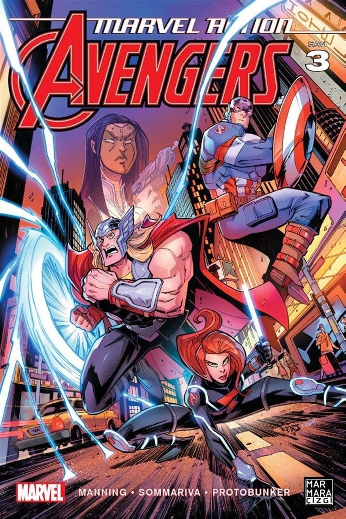 Marmara Çizgi Yayınları Marvel Action Avengers-3