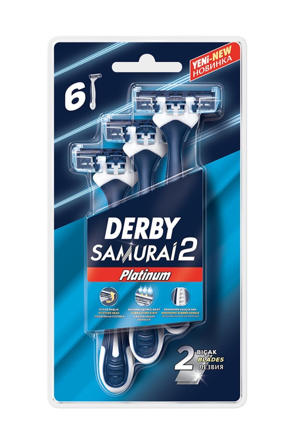 Derby Samurai Platinum 2 Blister 6'lı