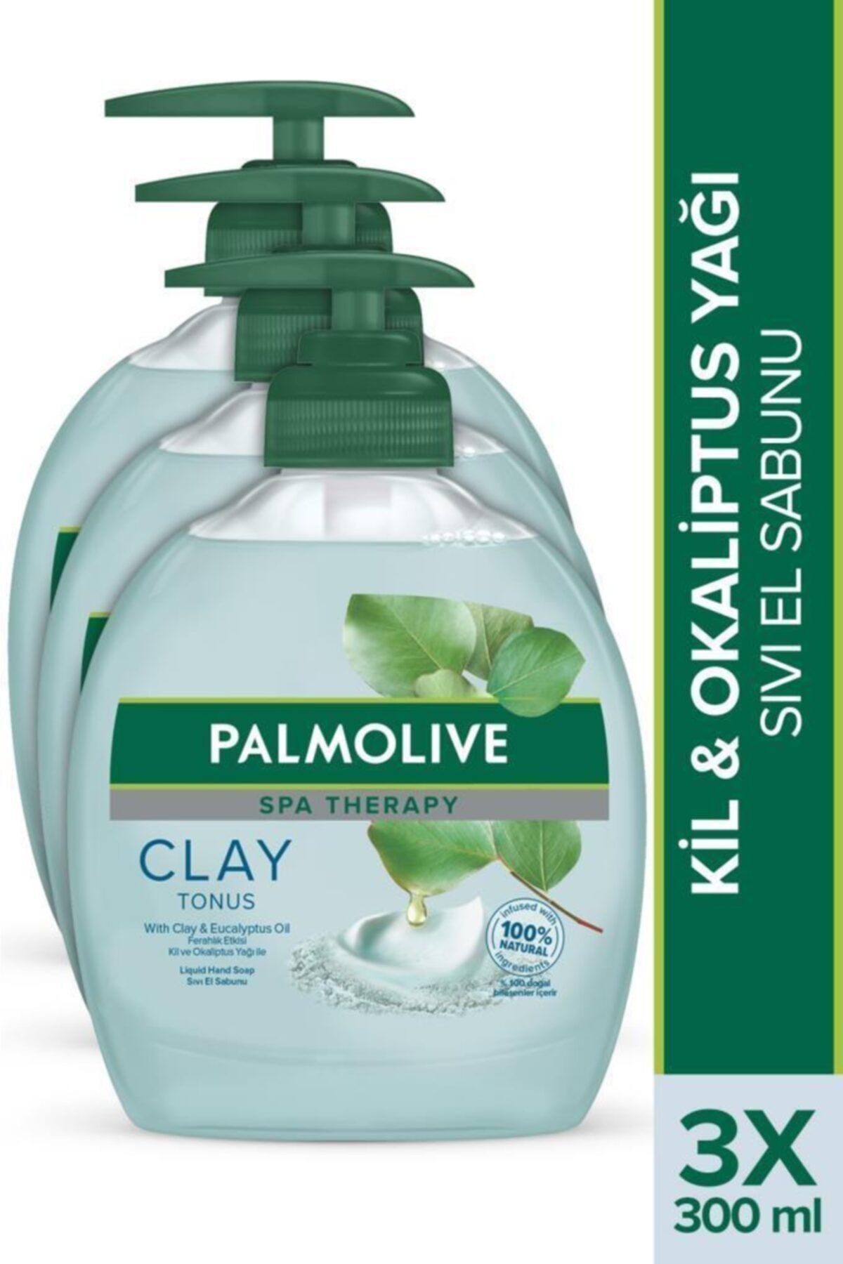 Palmolive Spa Therapy Clay Tonus Kil Ve Okaliptus Yağı Sıvı El Sabunu 3 X 300 ml