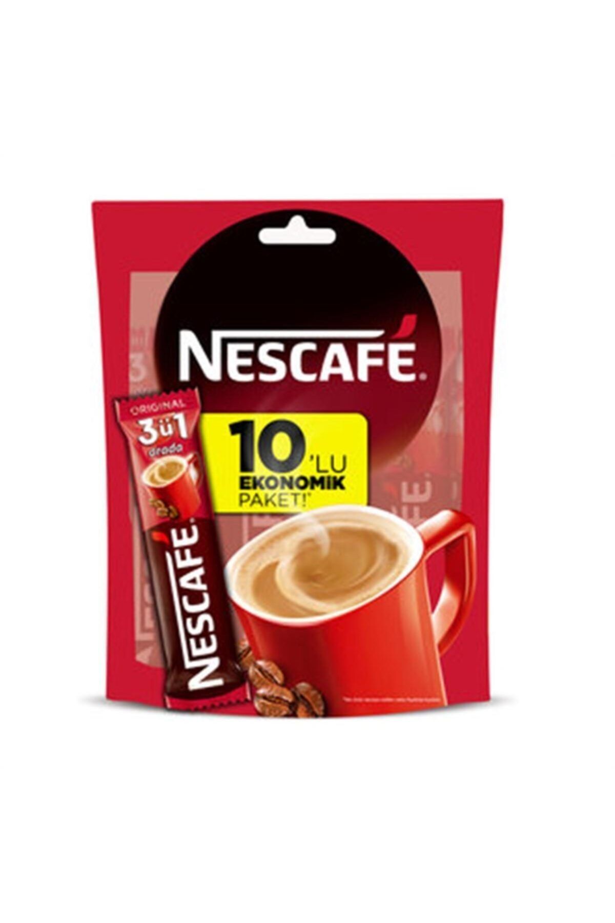 Nestle Nescafe 3'ü 1 Arada Kahve 10'lu Paket
