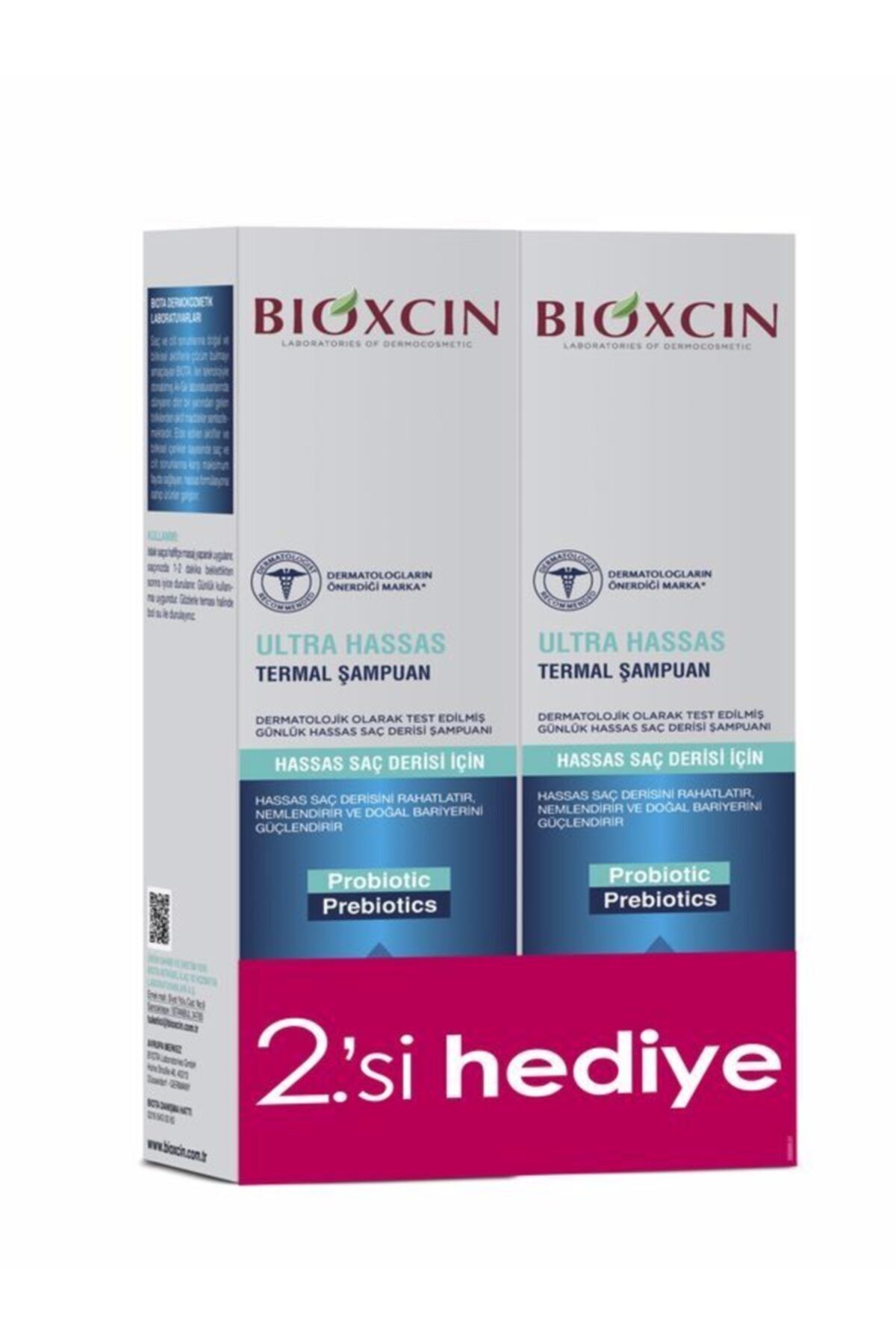 Bioxcin Aqua Thermal Hassas Saç Derisi Için Şampuan 2 X 300 Ml
