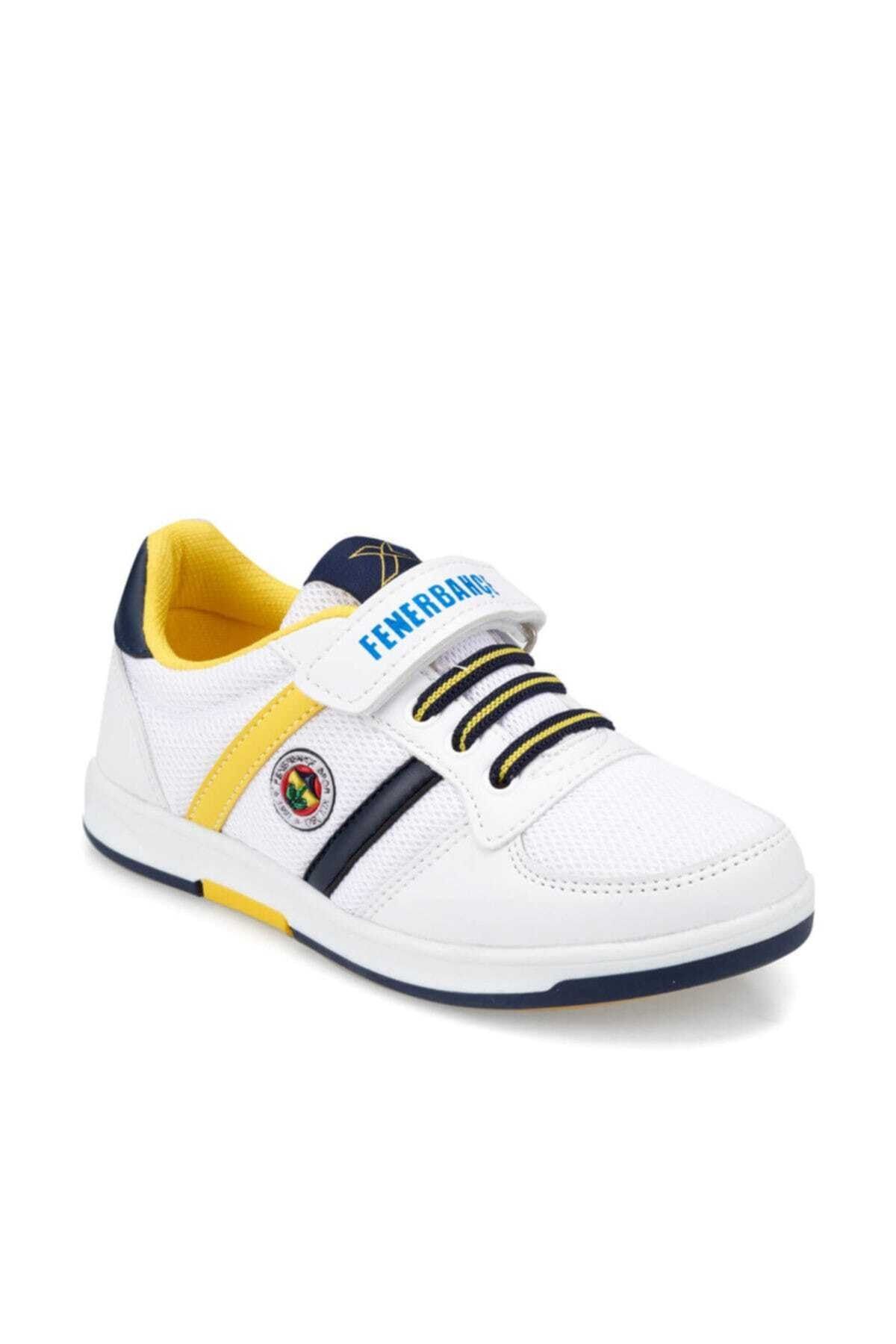 Fenerbahçe FB Upton J Fb Beyaz Lacivert Sarı Erkek Çocuk Sneaker Ayakkabı 100357718