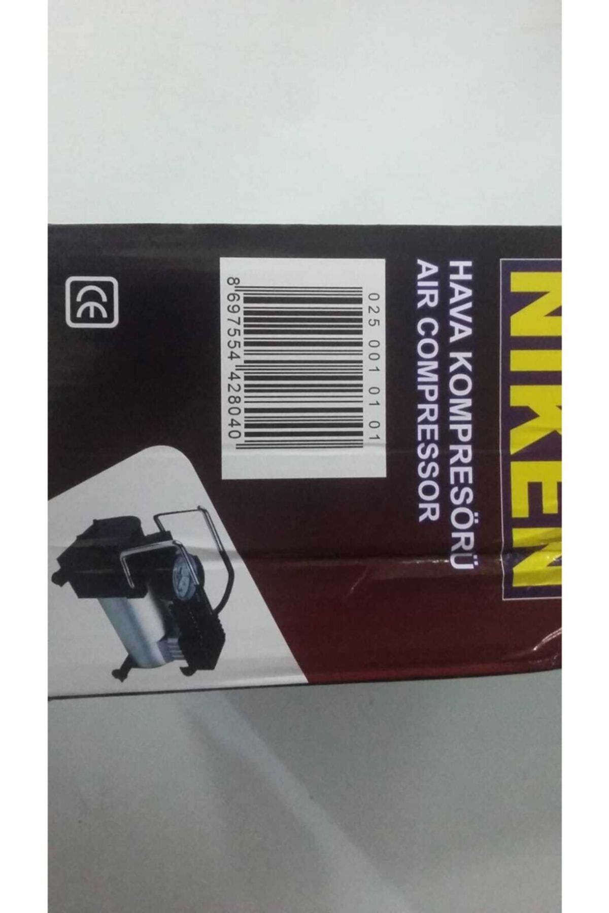 Niken Mini Komprosör Metal Gövdeli 12v 150psı