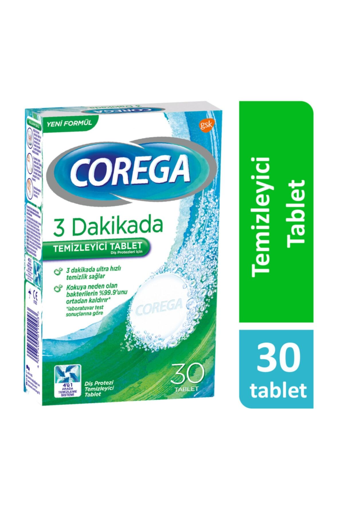 Corega Diş Protezi Temizleyici 136 Tablet