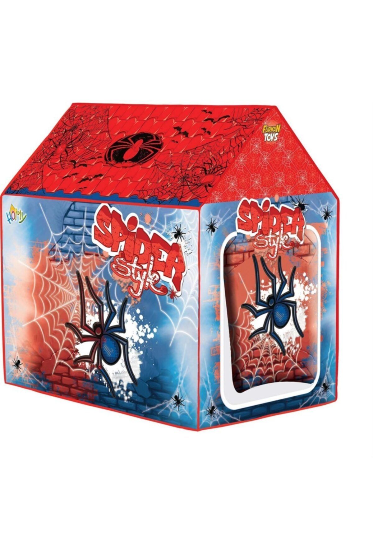 Furkan Toys Spider Örümcek Oyun Çadırı Çift Yönlü Giriş Çıkıs Oyun Çadırı Spider Oyun Evi Çadırı