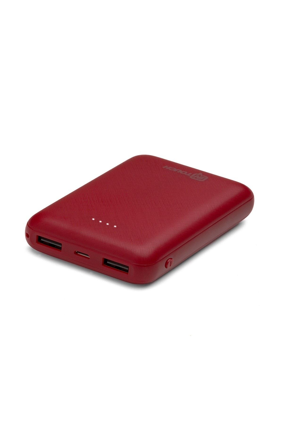 İntouch Basic 10.000 Mah. 2 Çıkışlı Taşınabilir Sarj Cihazı Powerbank Kırmızı