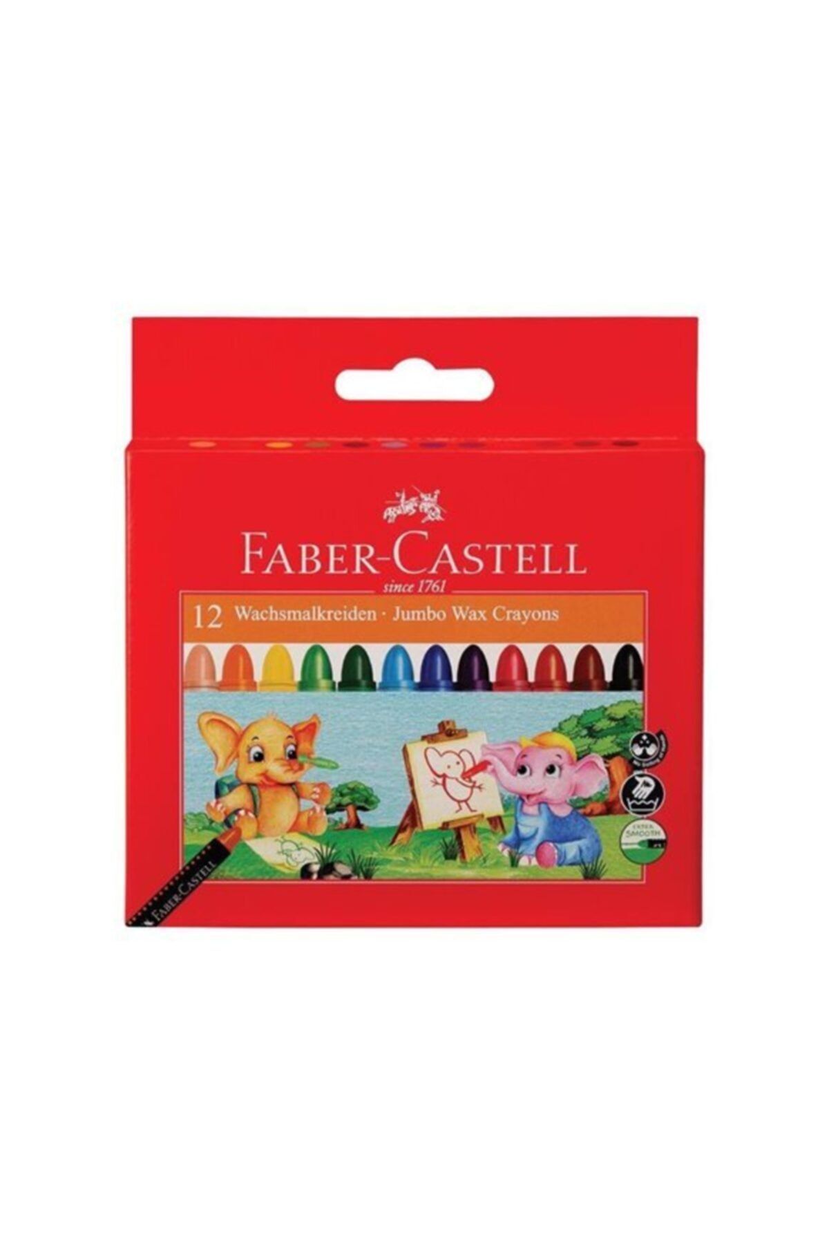Faber Castell Faber-castell Mum Boya Süper Yıkanabilir 12 Renk