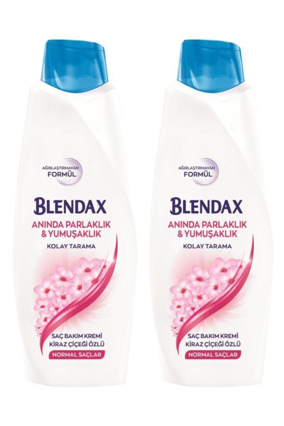 Blendax Anında Parlaklık Ve Yumuşaklık Kiraz Çiçeği Özlü Saç Kremi 500 ml X 2 Adet